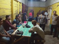 Pastikan Aman Dalam Menyambut Nataru, Polsek Tapung Patroli di Warung Remang-remang