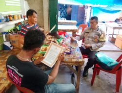 Cooling System Polsek Kateman Laksanakan Patroli Operasi Mantap Brata Lancang Kuning Mengantisipasi Terjadinya Gangguan Kamtibmas