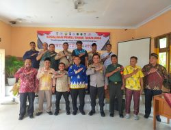 Kapolsek Tambang dan  Camat Kampa Sosialisasi Pemilu Damai Kepada Warganya