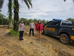 Kapolsek Tapung Langsung Turun Tindak Lanjuti Pemberitaan Tentang Galian C