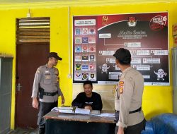 Kapolsek Kateman AKP Ermanto Melaksanakan Kegiatan Patroli Dialogis Ke Kantor PPK