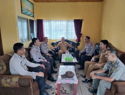 Cooling System Pemilu Damai 2024 Kapolsek Kateman AKP Ermanto Bersilaturahmi Ke Kantor Camat