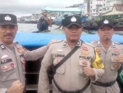 Melalui Kanit Binmas Polsek Kateman Aiptu Antoni Lubis Gencar Laksanakan Sosialisasi Pemilu Damai 2024