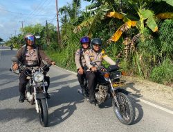 Polsek Kempas Tingkatkan Patroli Kamtibmas di Wilayahnya Untuk Mewujudkan Pemilu Damai