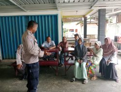 Tidak Pernah Bosan Jajaran Polsek Perhentian Raja Menghimbau Cooling Syatem Dan Pemilu Damai Tahun 2024.