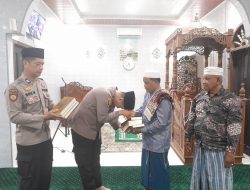 Rajab, Kapolsek Perhentian Raja Subuh Jemaah dan Wakaf Qur’an