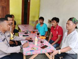 Polsek Perhentian Raja Terus Gelar Patroli Cooling System Untuk Pemilu Aman Dan Damai.