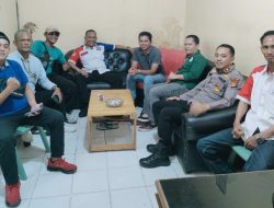 Polsek Tualang Terima Kunjungan Awak Media dan Berharap Awak Media Ciptakan Pemilu Yang Damai