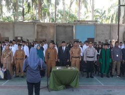 Polsek Kempas hadiri Pelantikan Pengawas TPS Se-Kecamatan Kempas.