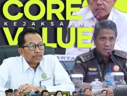 Kajati Riau mengikuti Sosialisasi Pembangunan Zona Integritas, Kepatuhan Internal dan Core Value Kejaksaan.