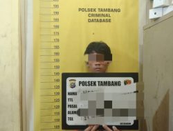 Sempat Dihajar Massa, Pelaku Pencurian  Mesin Air Diamankan Polsek Tambang