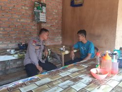 Kapolsek Tambang Sampaikan Himbauan Pemilu Tertib, Aman dan Damai