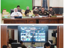 Aspidsus dan Asdatun Kejati Riau mengikuti Kegiatan HaloRB dengan tema Rencana Kerja Reformasi Birokrasi secara virtual