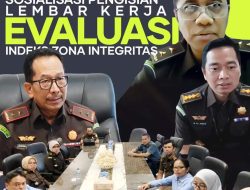 Akmal Abbas Kajati Riau : Mengikuti Sosialisasi Pengisian Lembar Kerja Evaluasi (LKE) Indeks Zona Integritas (ZI) menggunakan Aplikasi
