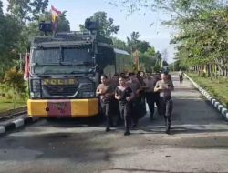 Kapolres Kampar Prioritaskan Kesehatan Personel di Tengah Pengamanan dan Cuaca Ekstrem