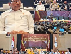 Kajati Riau Akmal Abbas : menghadiri Rapat Pleno Terbuka Rekapitulasi Hasil Penghitungan Perolehan Suara Tingkat Provinsi Riau