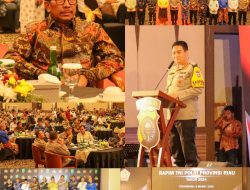 Kajati Riau Hadiri Rapim TNI- Polri Provinsi Riau Tahun 2024