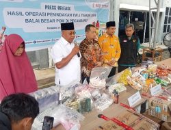 BBPOM Pekanbaru Sita Ribuan Produk Kosmetik dan Makanan Tanpa Izin Edar