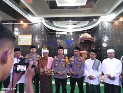 Himbauan Mudik Waka Polres Kampar, Saat Gelar Sholat Tarawih Keliling di Masjid Ar Rahman.
