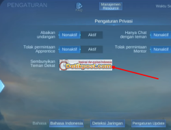 Cara Menyembunyikan Afinitas ML (Mobile Legends) Terbaru