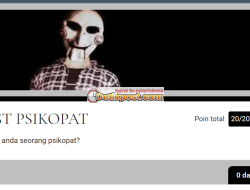 Link Tes Ujian Psikopat Dengan Skor Google Form