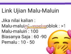 Link Ujian Malu Maluin Google Form , Tes Disini!