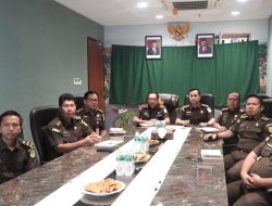 Kajati Riau Di Dampingi Asisten Intelijen Mengikuti Kegiatan Kunjungan Kerja Kejaksaan Agung RI secara Virtual