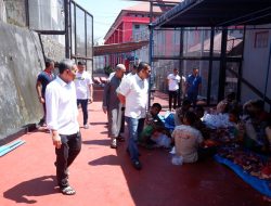 Kakanwil Kemenkumham Riau Kunjungi Rutan Pekanbaru Pastikan Perayaan Hari Raya Idhul Adha 1445 H Berjalan Lancar