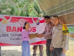 Di HUT Bhayangkara ke 78,Polsek Tapung Hulu Gelar Bhakti Religi dan Jum’at Curhat