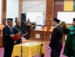 Wakil Ketua DPRD Rokan Hilir Melantik Syahrul Alfindra PAW Anggota DPRD Rohil