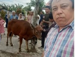 Perayaan Hari Raya Idul Adha 1445 H/2024 M di Mesjid Miftahul Jannah Perumahan Griya Firdaus Permai Kelurahan Tuah Madani