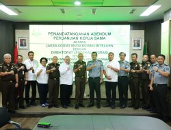 Jaksa Agung Muda Intelijen Jalin Kerjasama dengan Dirjen Imigrasi Terkait Pertukaran Data Informasi Serta Koordinasi Intelijen Penegakan Hukum