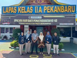 Pastikan WBP Bisa Ikut Pilkada, Lapas Pekanbaru Terima Kunjungan Koordinasi Oleh KPU Kota Pekanbaru