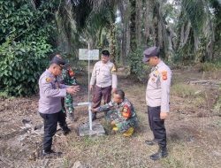 Antisipasi Terjadi Karhutla, Satbinmas Polres Kampar Cek Sumur Bor di Desa Rimbo Panjang