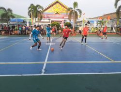 Lapas Pekanbaru Gelar Pembukaan Pertandingan Futsal Antar Petugas dan WBPL