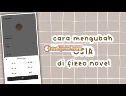 2 Cara Mengubah Usia di Fizzo Novel Versi Terbaru