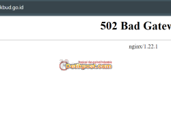 Kenapa PDDikti Tidak Bisa Dibuka Error 502 Bad Gateway?