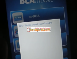 4 Cara Mengatasi 106 Please Insert Your Sim Card di BCA Mobile dan Artinya
