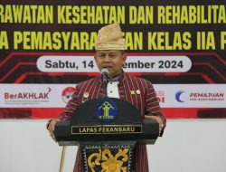 Dirkeswat Hadiri Langsung Penutupan Rehabilitasi Sosial di Lapas Pekanbaru