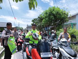 Gelar Cooling System, Satlantas Polres Kampar Sampaikan Pesan Kamtibmas Pada Paguyuban Motor
