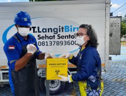 Pastikan Klinik Pratama Lapas Pekanbaru Higienis, Tim Medis Lakukan Penyerahan Limbah Medis Secara Berkala.