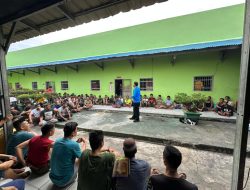 Wujud Kehadiran Langsung Bagi Warga Binaan, Jajaran Pengamanan Lapas Pekanbaru Adakan Kegiatan Sambung Rasa