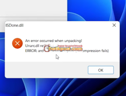 6 Cara Mengatasi Unarc.dll Returned an Error Code 1 di Windows 10/11