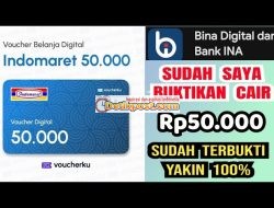 Event Bank INA, Cara Dapat Voucher Indomaret Rp50.000 Gratis!