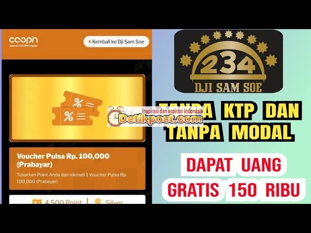 Cara Dapat Uang Rp150.000 dari Event DJI Samsoe Tanpa Modal