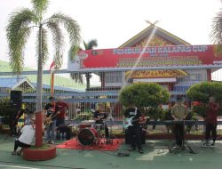 Senam Pagi dan Bemain musik bersama, Cara Warga Binaan Lapas Pekanbaru menjaga Kesehatan Fisik Dan Mental