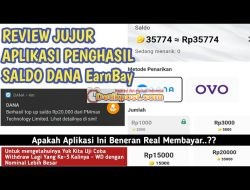 2 Cara Tarik Saldo EarnBay Apk ke DANA atau OVO Langsung Cair