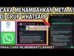Cara Menambahkan Meta AI di Grup WhatsApp, Auto Jawab dengan AI
