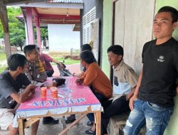 Polsek Tambang Intensifkan Pesan Pilkada Damai dalam Kunjungan ke Desa Aur Sati