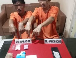 Sabu-sabu dan Ekstasi Ikut Diamankan Dari Dua Pelaku Narkoba di Desa Tambang